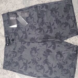 TravisMathew Inlet Shorts - Heather Gray Print Men's Shorts